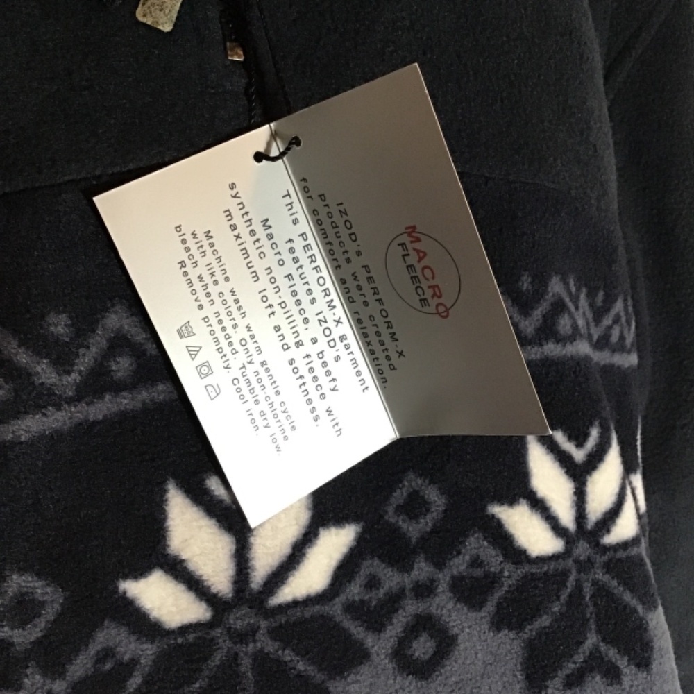 🔥#211, IZOD, performance fleece, NWT, see photos, size medium - Picture 4 of 5